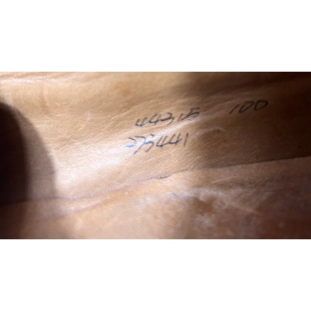 Grant Stone Derby Shoes Mens 10D Sand Suede Dirty Buck Goodyear Welt Brick Sole